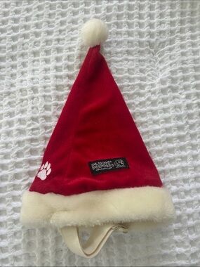 🐶 Dog Santa Hat Worn Once for Small Dog 🎅🏼